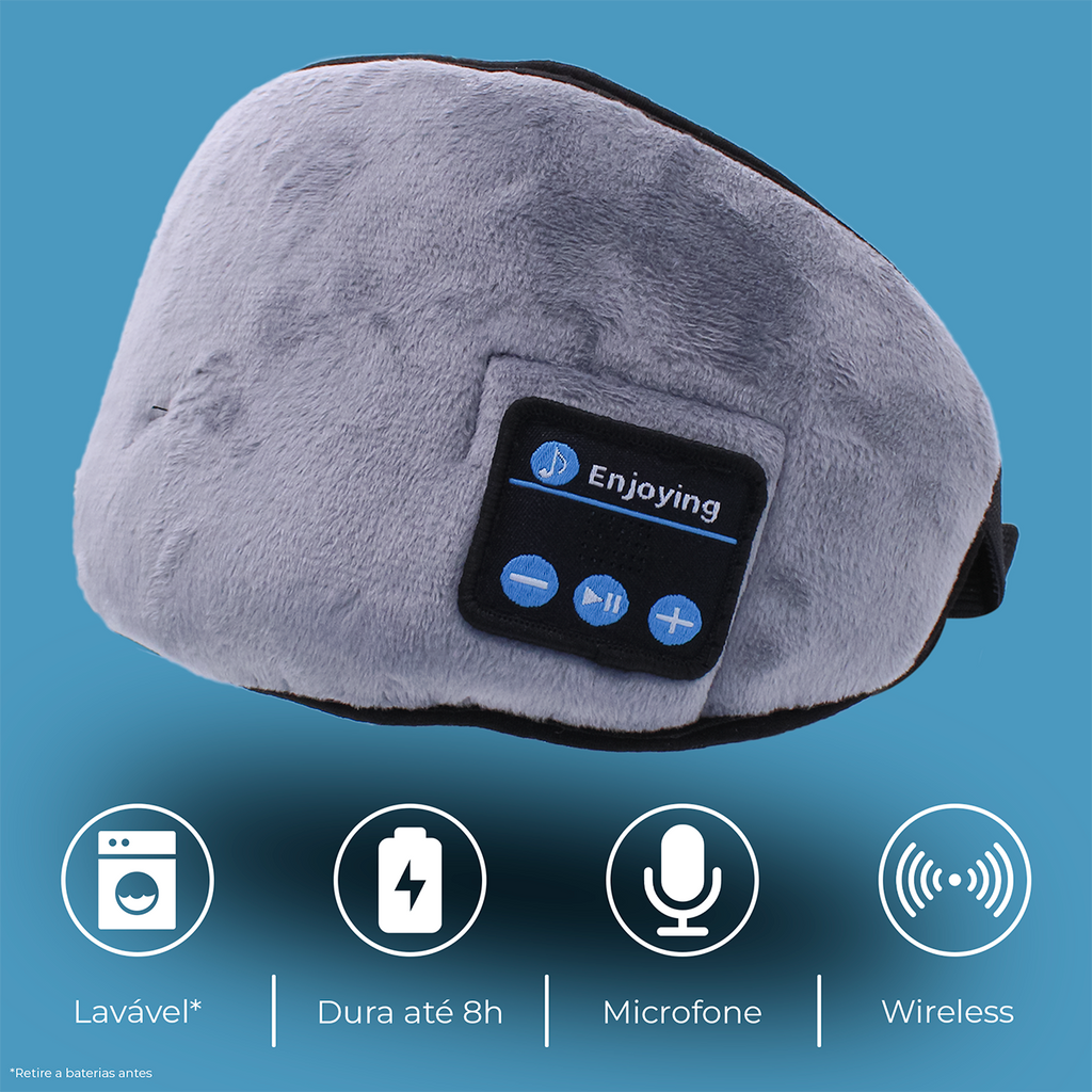 Tapa Olho Com Fone Bluetooth – Astra Store